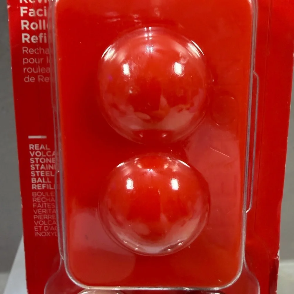 🩷5/$10🩷 Revlon Red Replacement Facial Roller Balls - Silver Accent